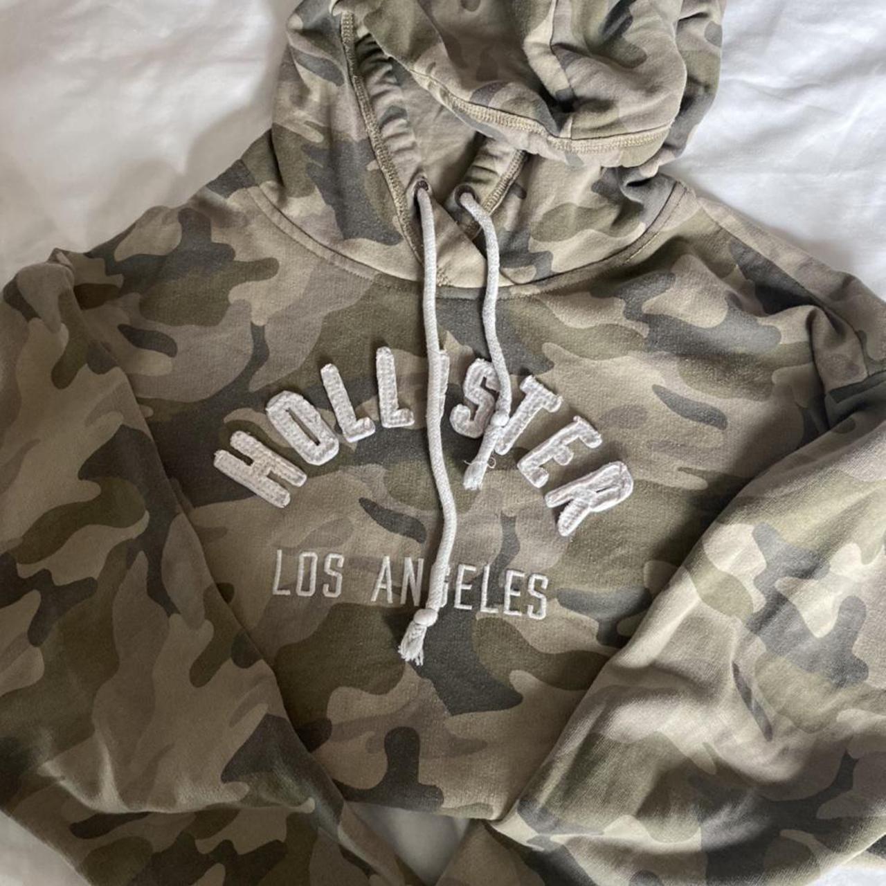 Hollister camo jacket clearance womens