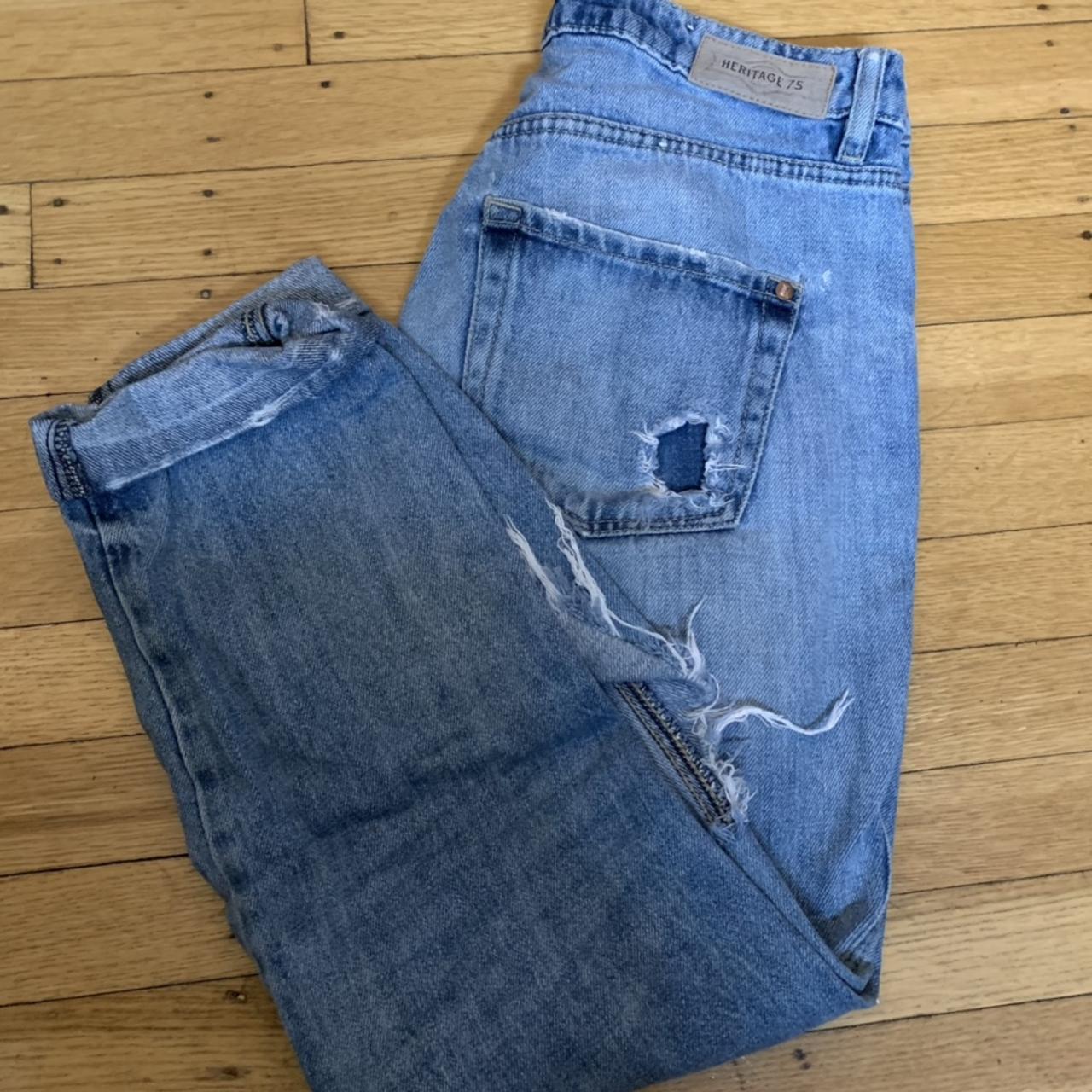 Garage Women's Blue Jeans Depop