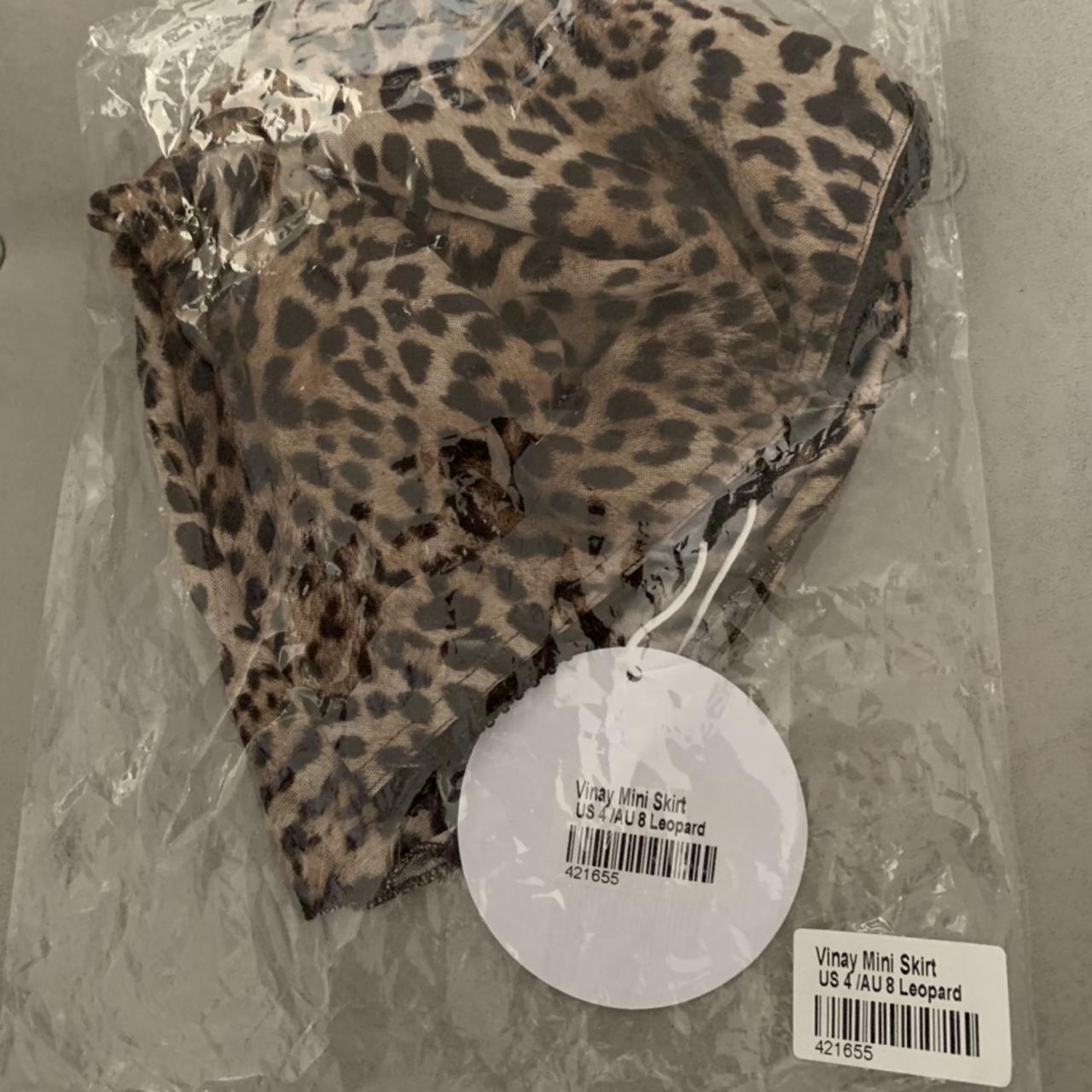 Vinay mini shop skirt leopard