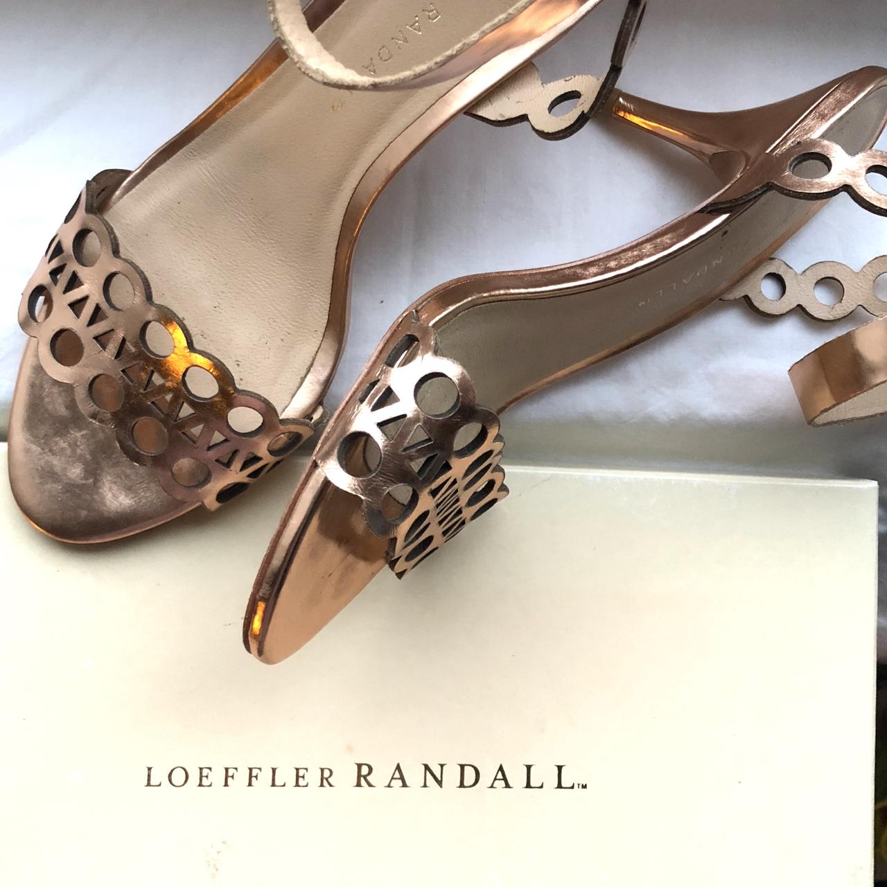 Loeffler randall on sale rose gold sandals