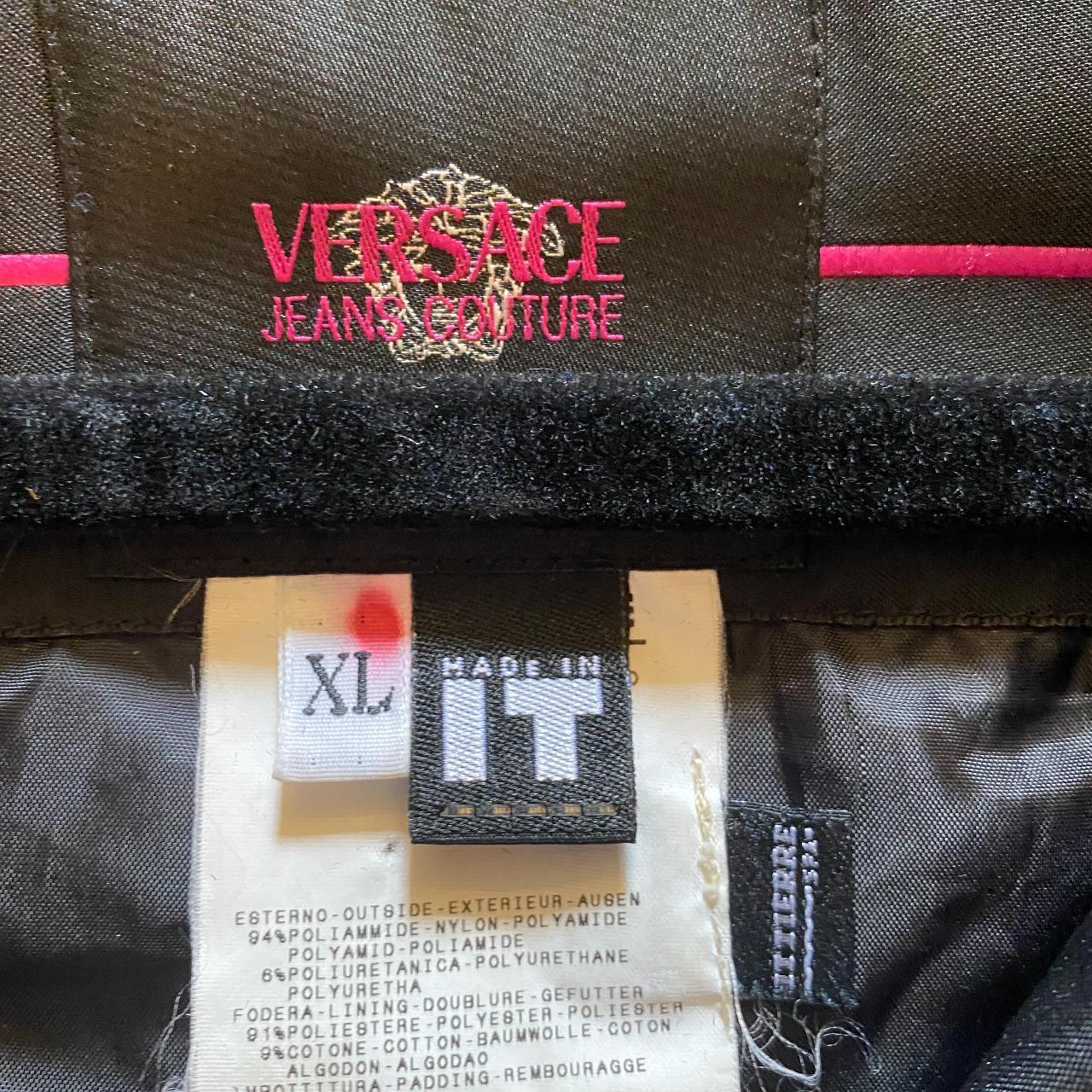 Women's Versace Black & Pink Full Zip Unique... - Depop