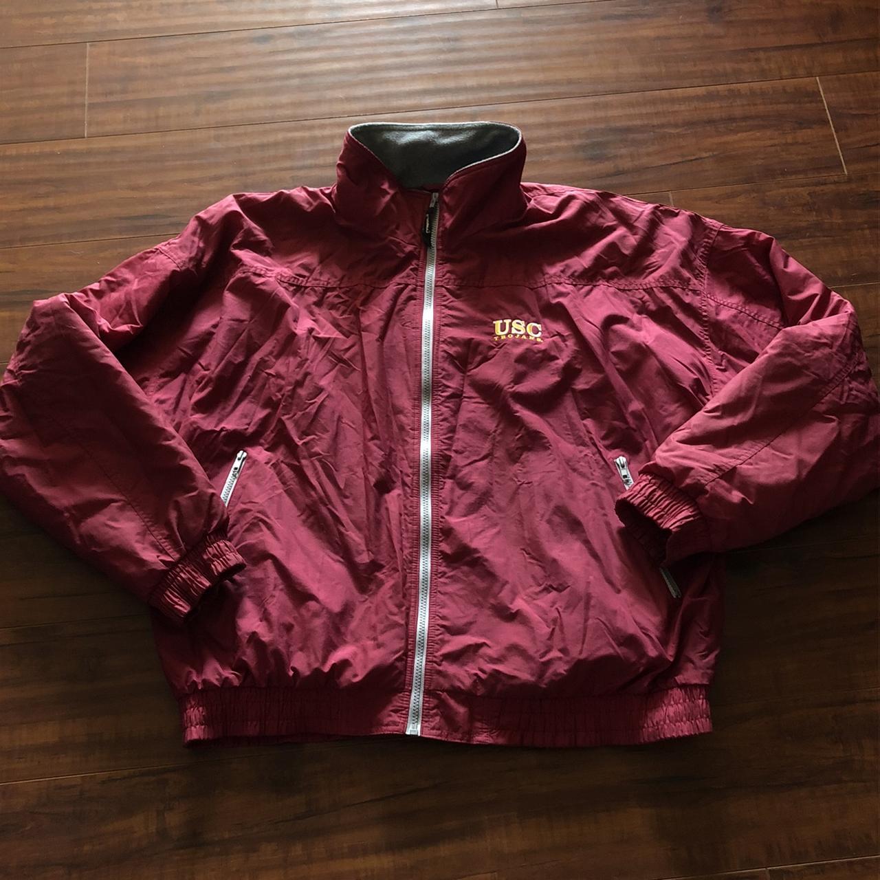 Vintage USC Trojans Russell Athletic Zip Up Jacket... Depop