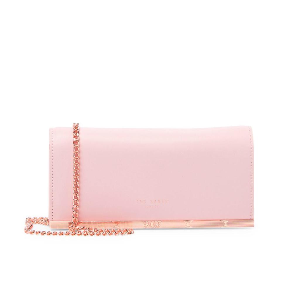 ted baker pink and rose gold bag