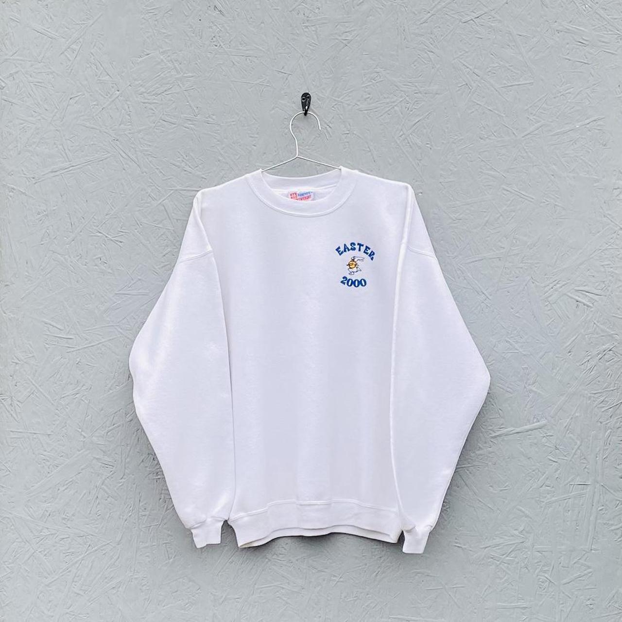 hanes white zip up