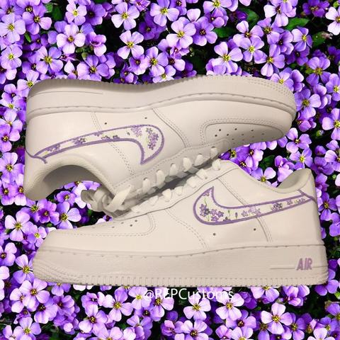 Custom Butterfly Air-Force 1's 👟🦋 Message for any - Depop