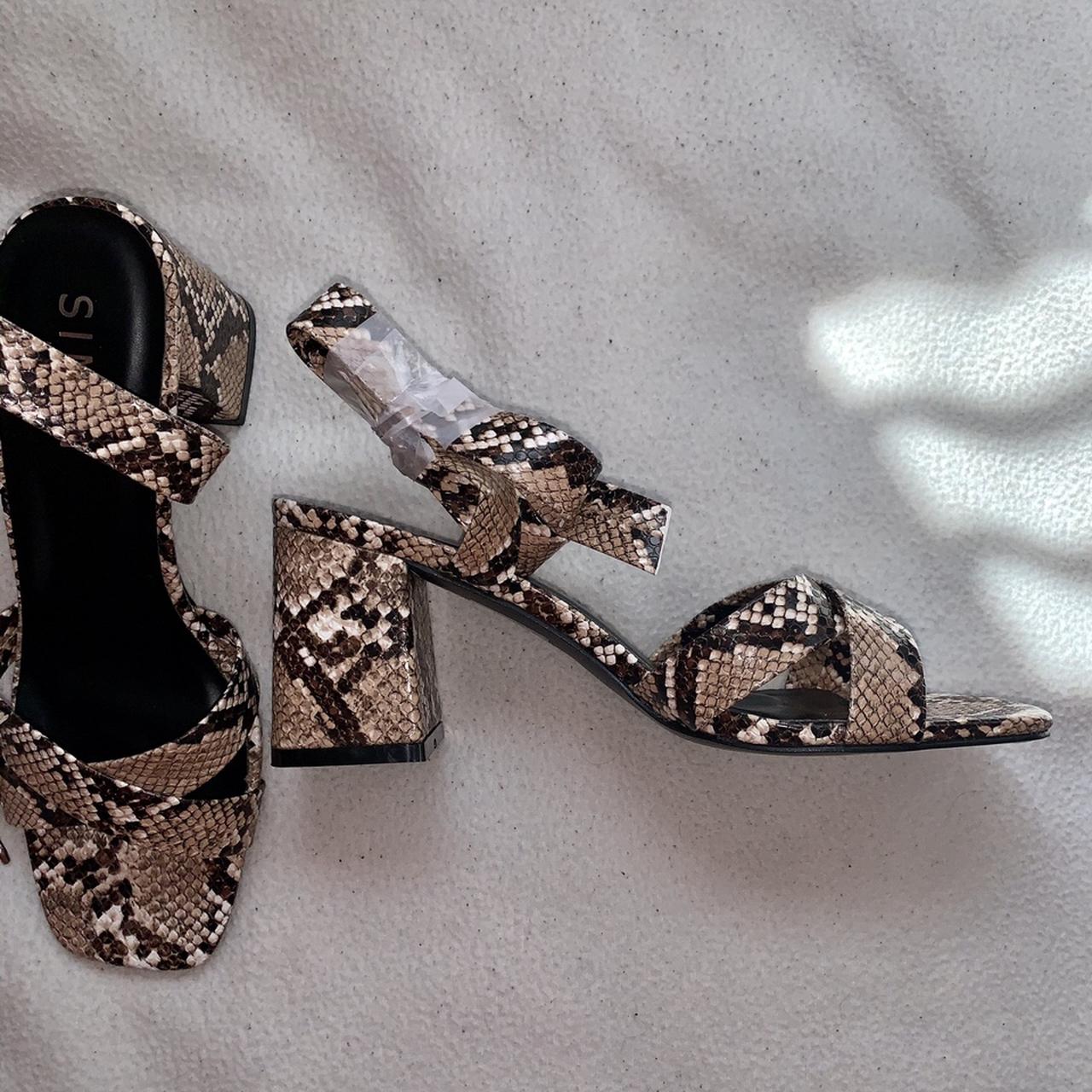 snakeskin sandals