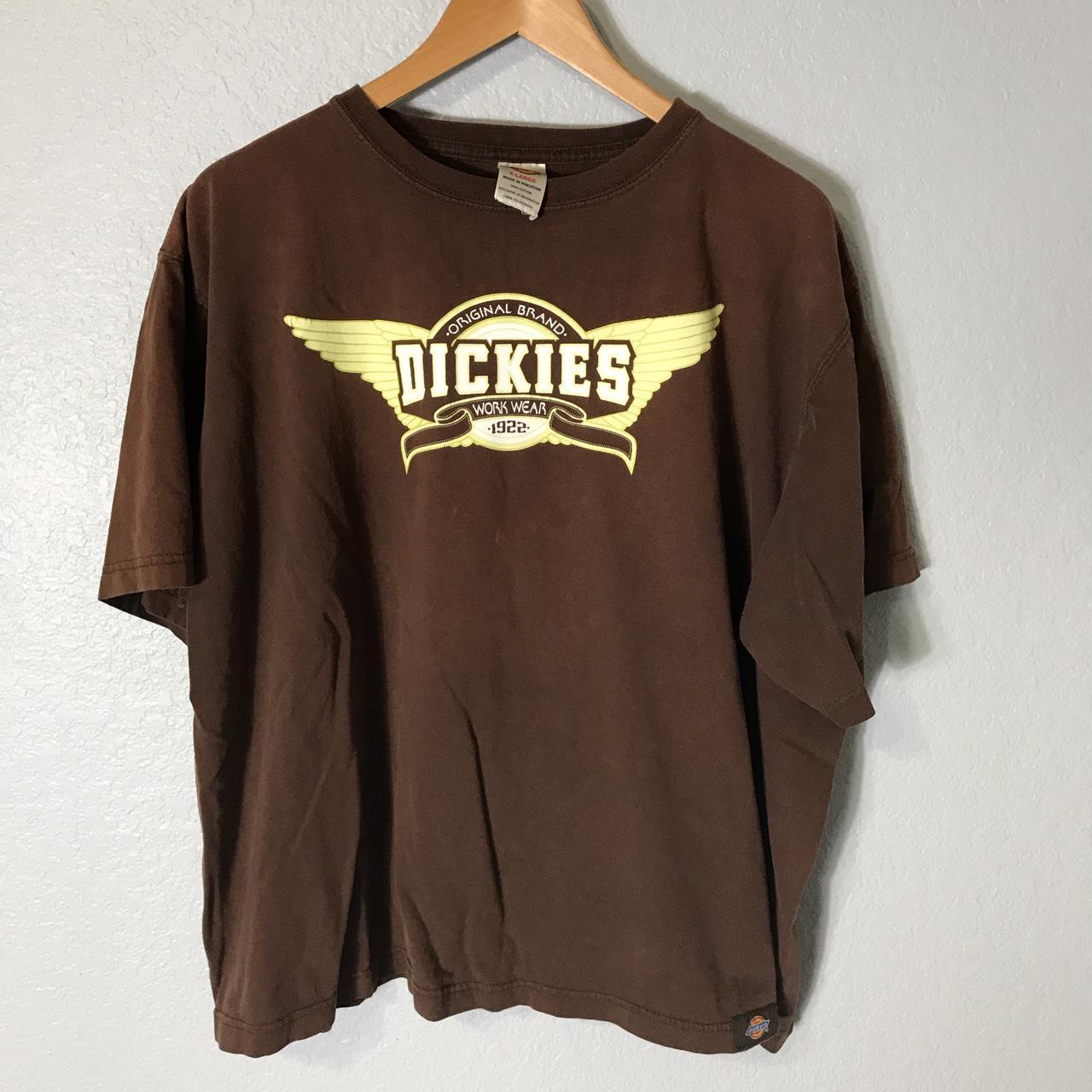 Vintage Early 2000s Dickies Work Wear Brown Faded... - Depop