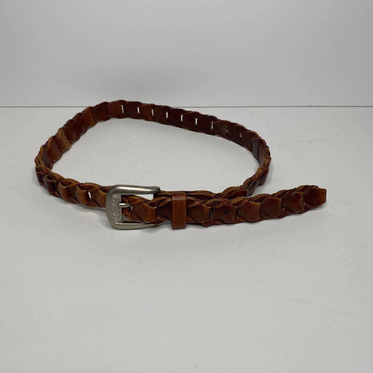 Levi's Braided Leather Belt Gently used braided... - Depop