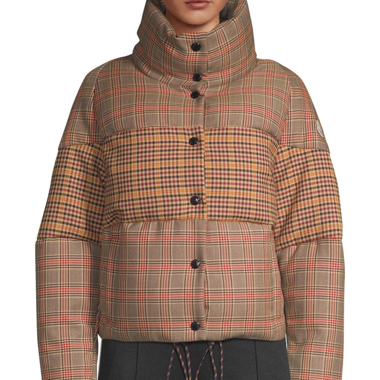 Moncler checked online jacket