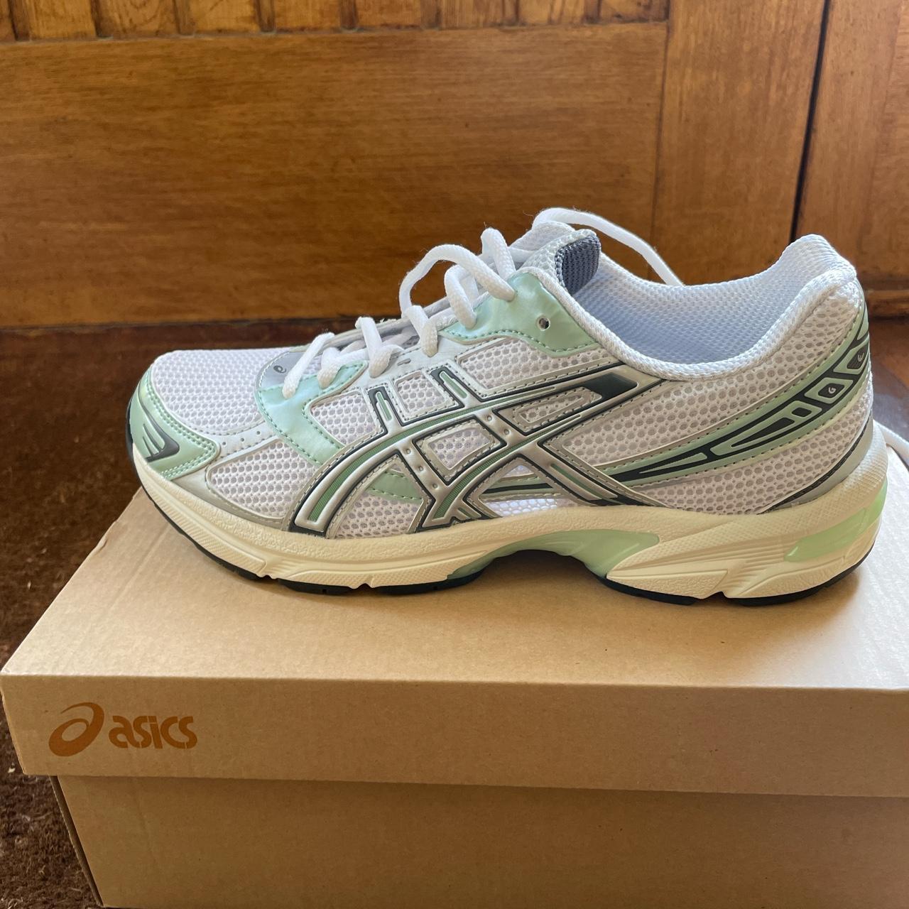 asics gsm white hunter green