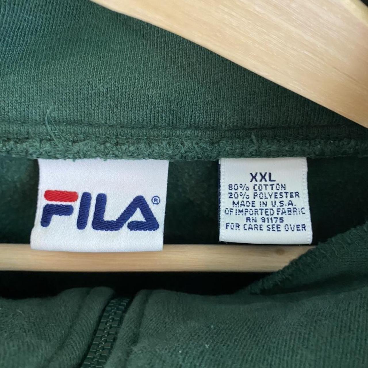 Vintage Fila Quarter Zip Tagged 2XL Measures 26 x... - Depop