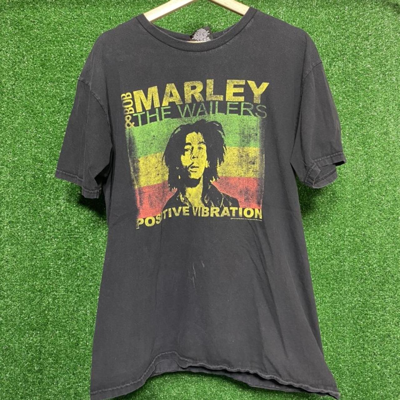 Vintage Y2K Bob Marley & The Wailers T shirt... - Depop