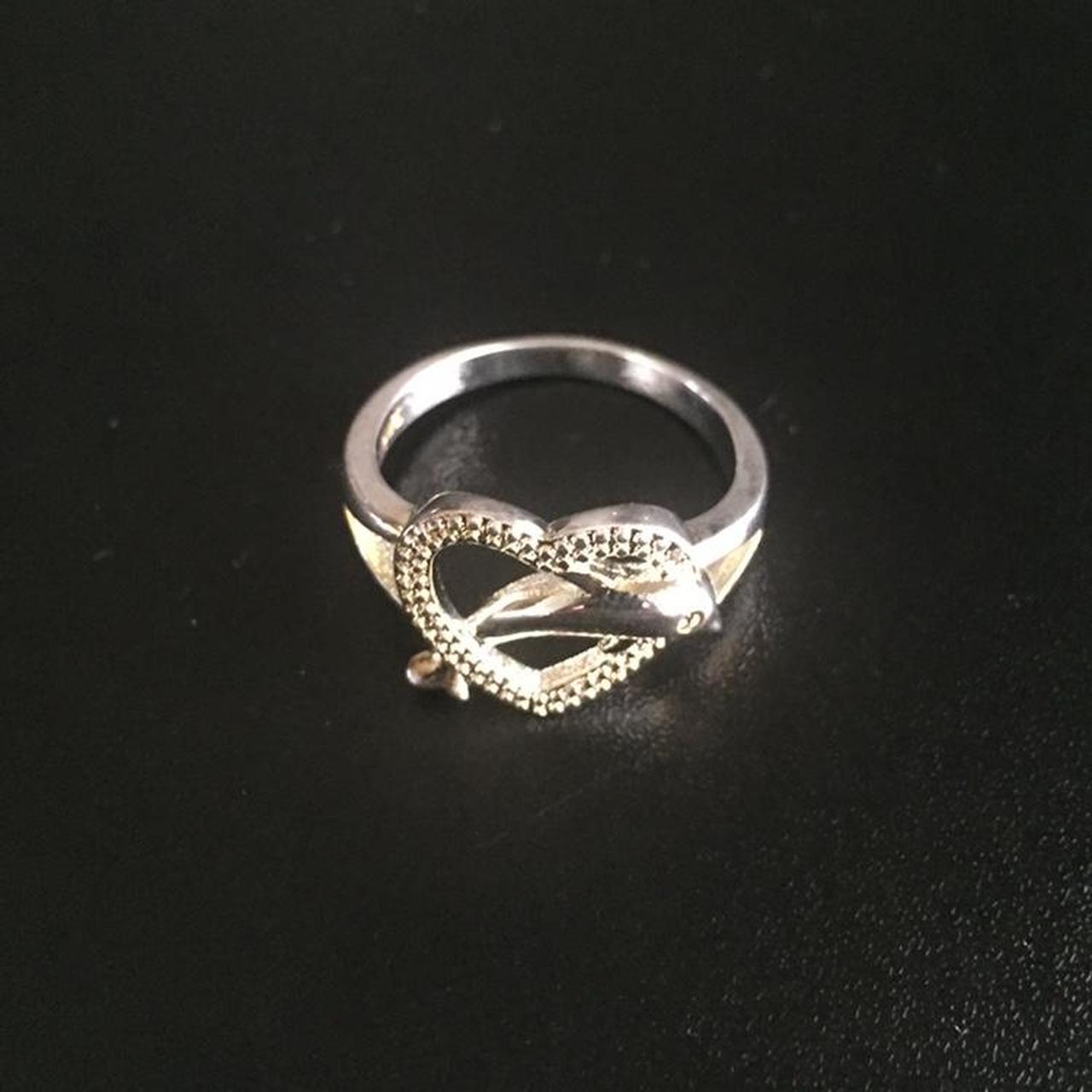 Product Image 4 - Gold and silver dolphin heart