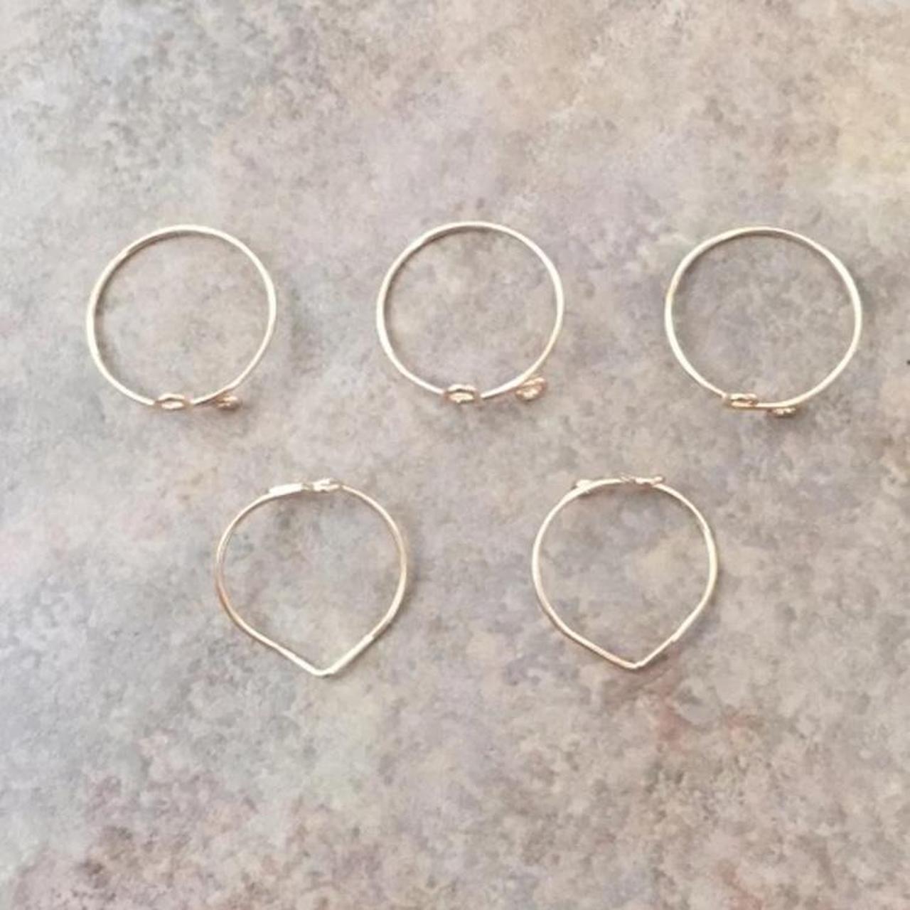 Product Image 4 - 5pcs gold midi rings
Condition: 100%