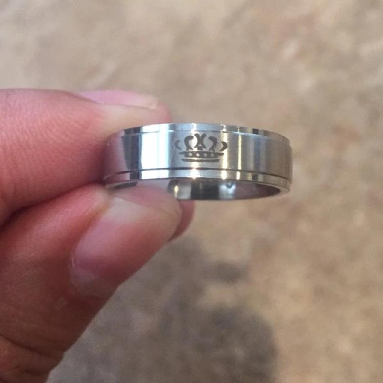 Product Image 4 - Silver crown ring for men
Condition: