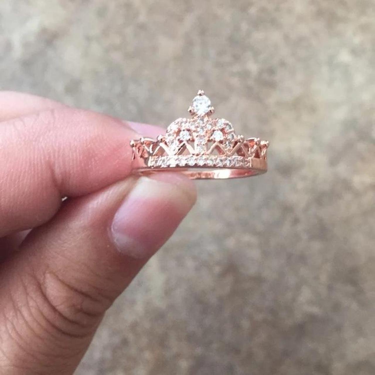 Product Image 1 - Rose gold princess crown ring
Condition: