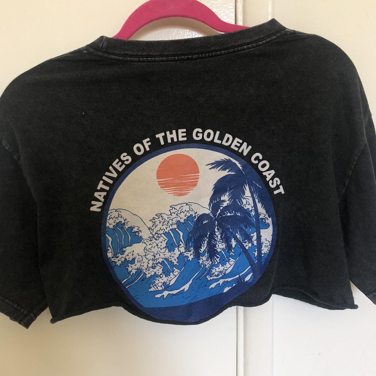 cropped golden coast brandy Tshirt worn once... Depop