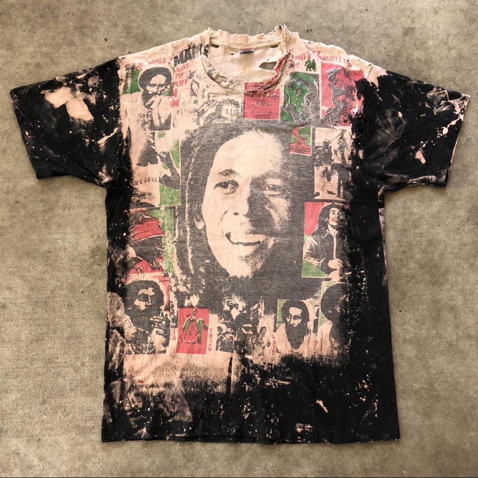 Vintage Bob Marley Mosquitohead t shirt 1990s... - Depop