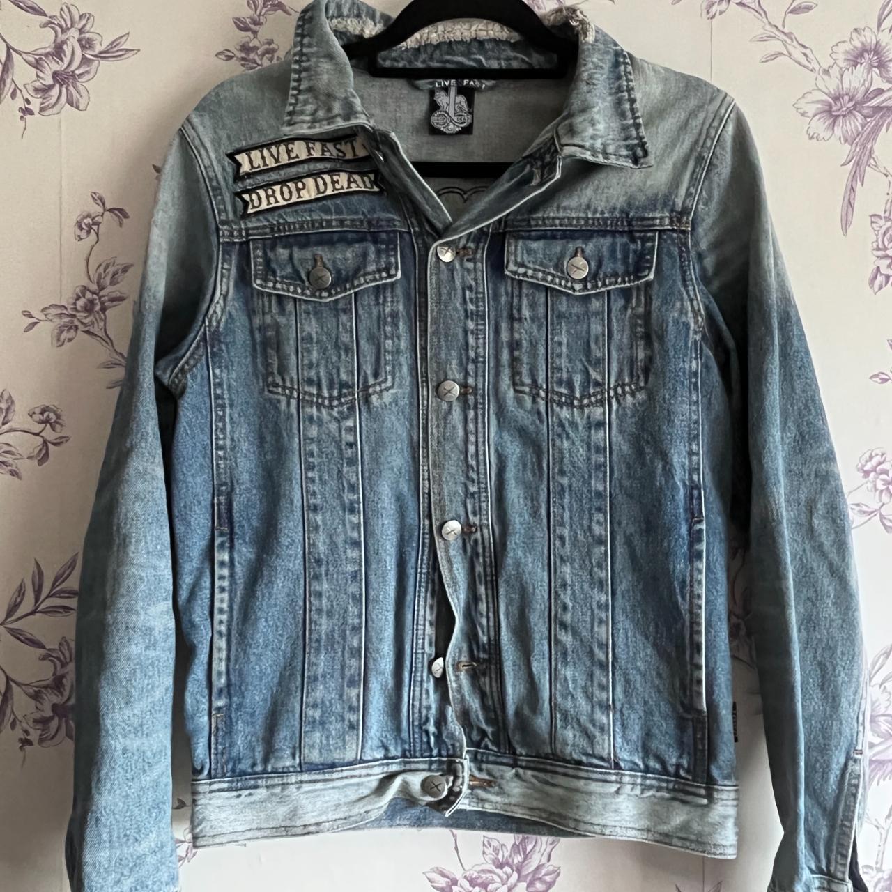 Drop Dead - Rebel Without A Clue Denim Jacket .... - Depop