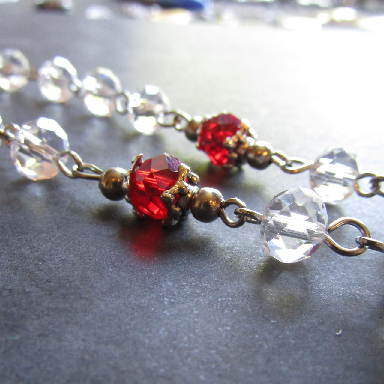 I'll Pray for You Coffin Rosary Necklace Blood Red... Depop