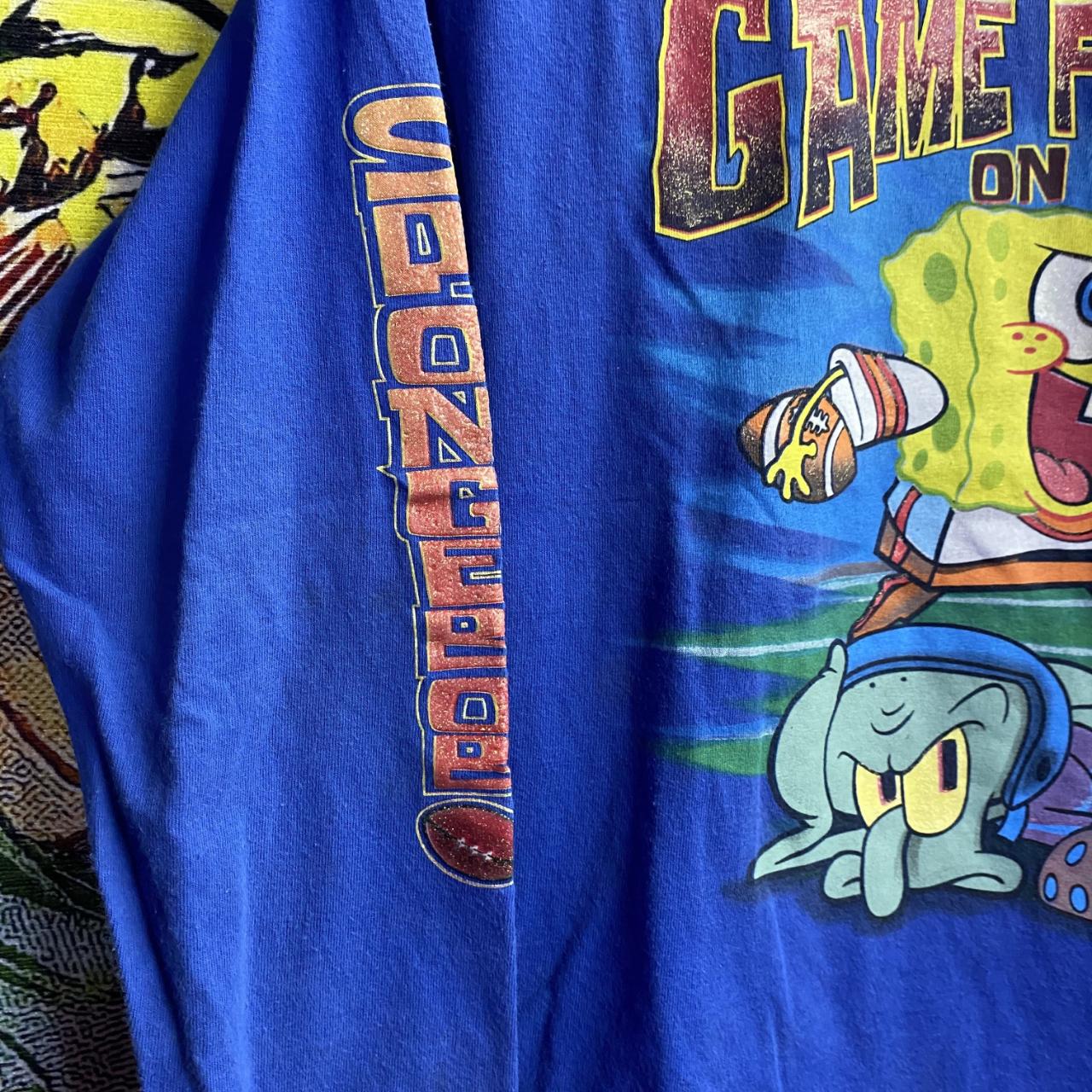 Sponge Bob Nickelodeon 2003 T-Shirt The Many Faces - Depop