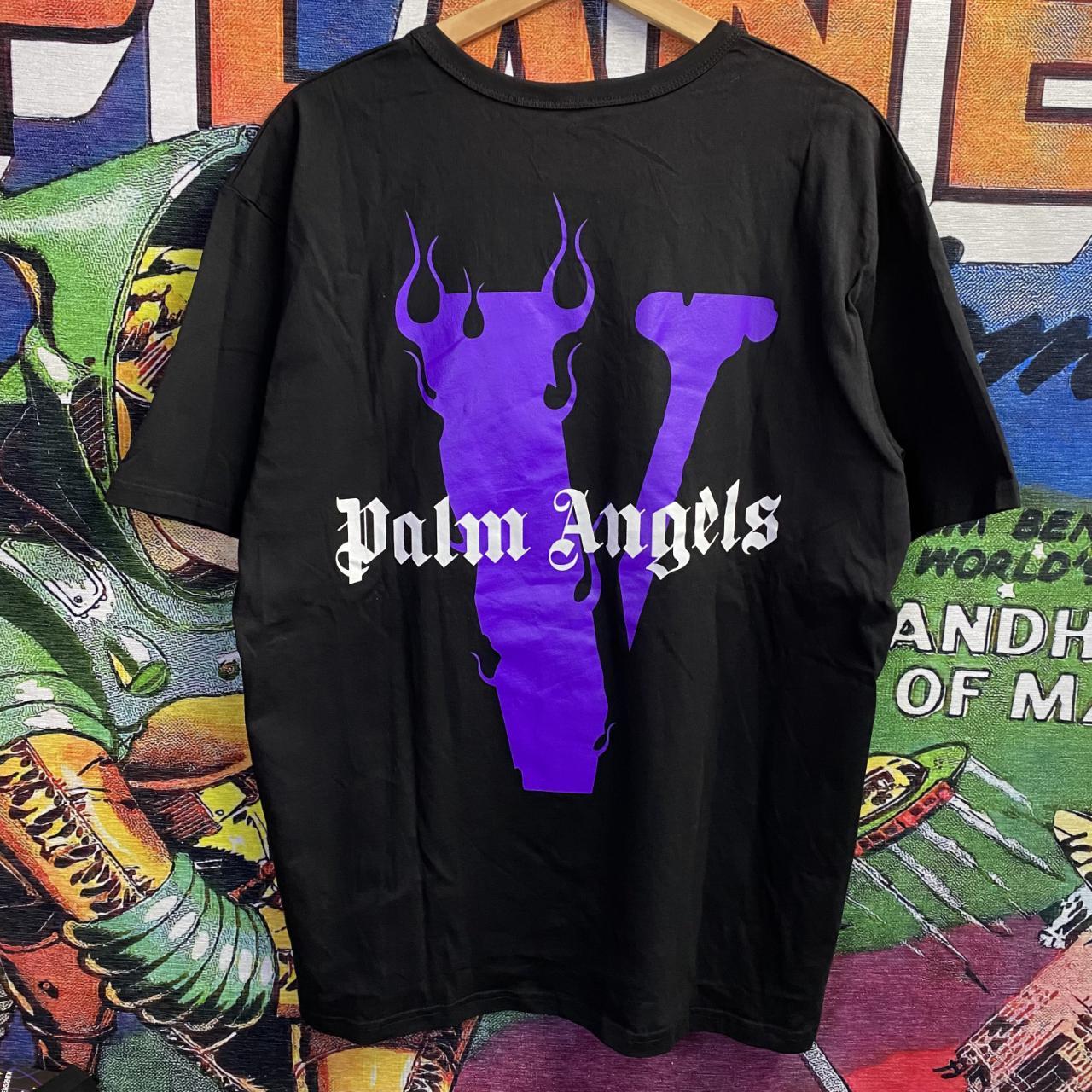 purple vlone palm angels shirt