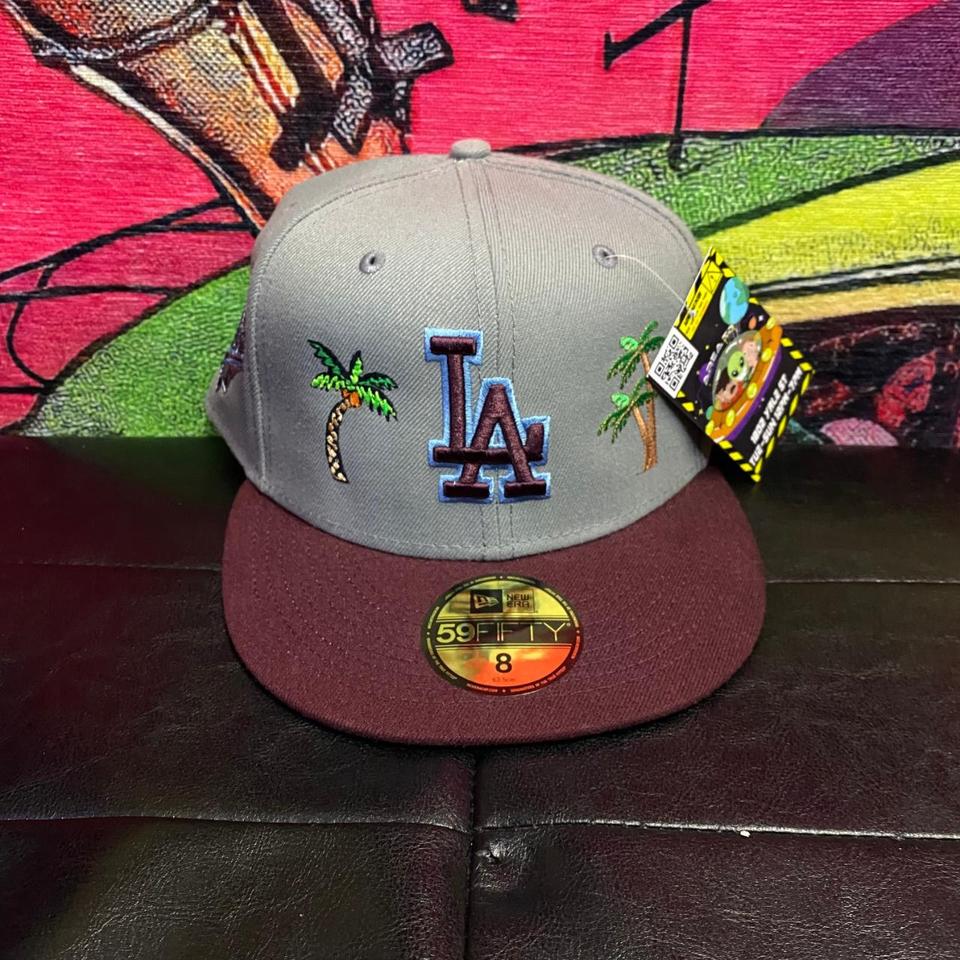 LA Dodgers Trucker Hat Color: Orange Condition: - Depop