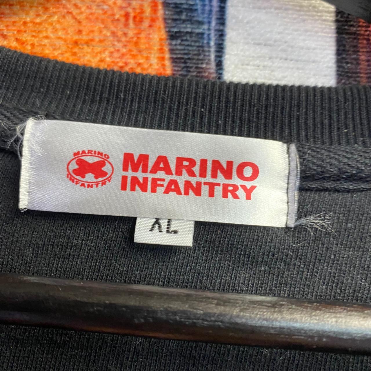 Marino Infantry Men's Black Sweatshirt | Depop