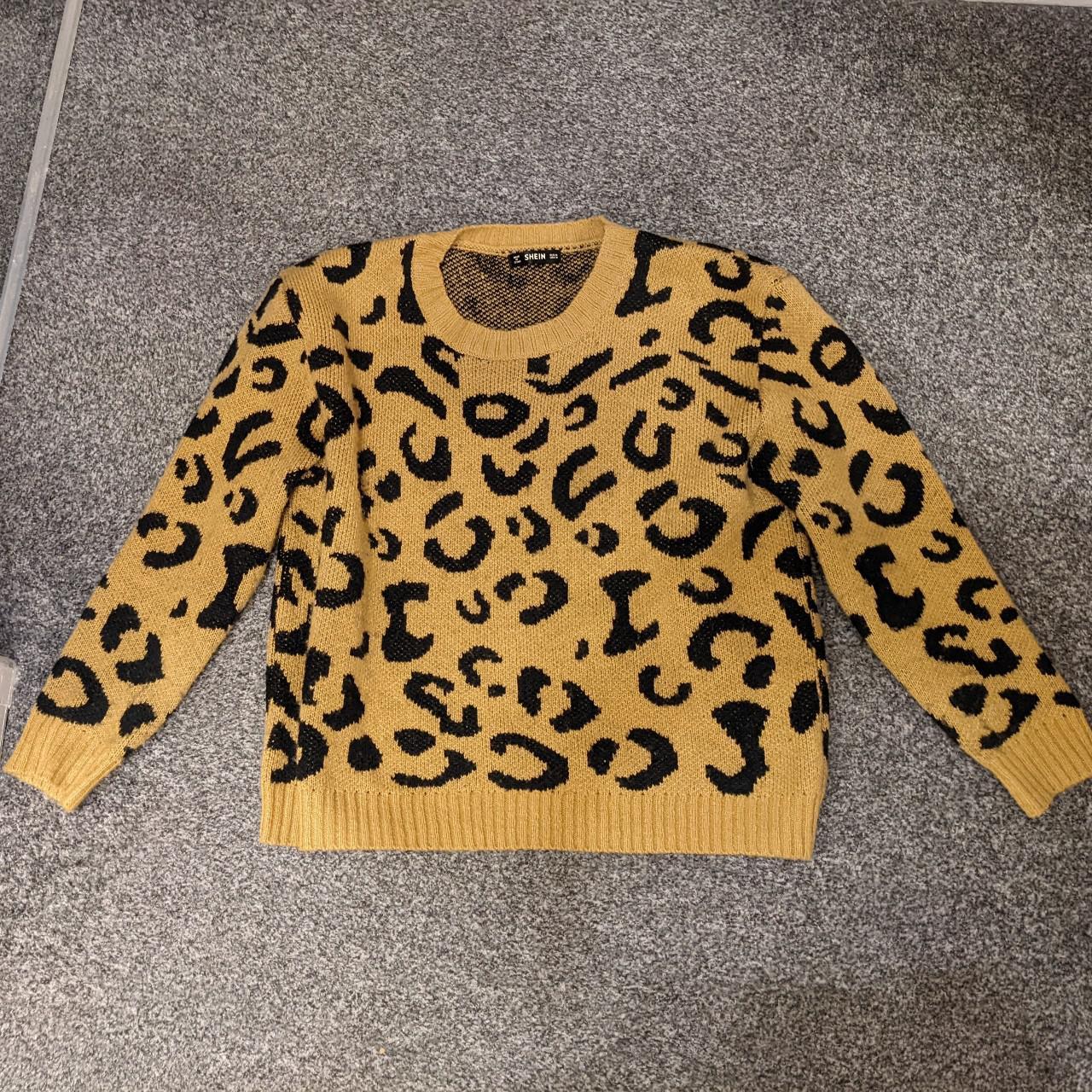 shein leopard print jumper