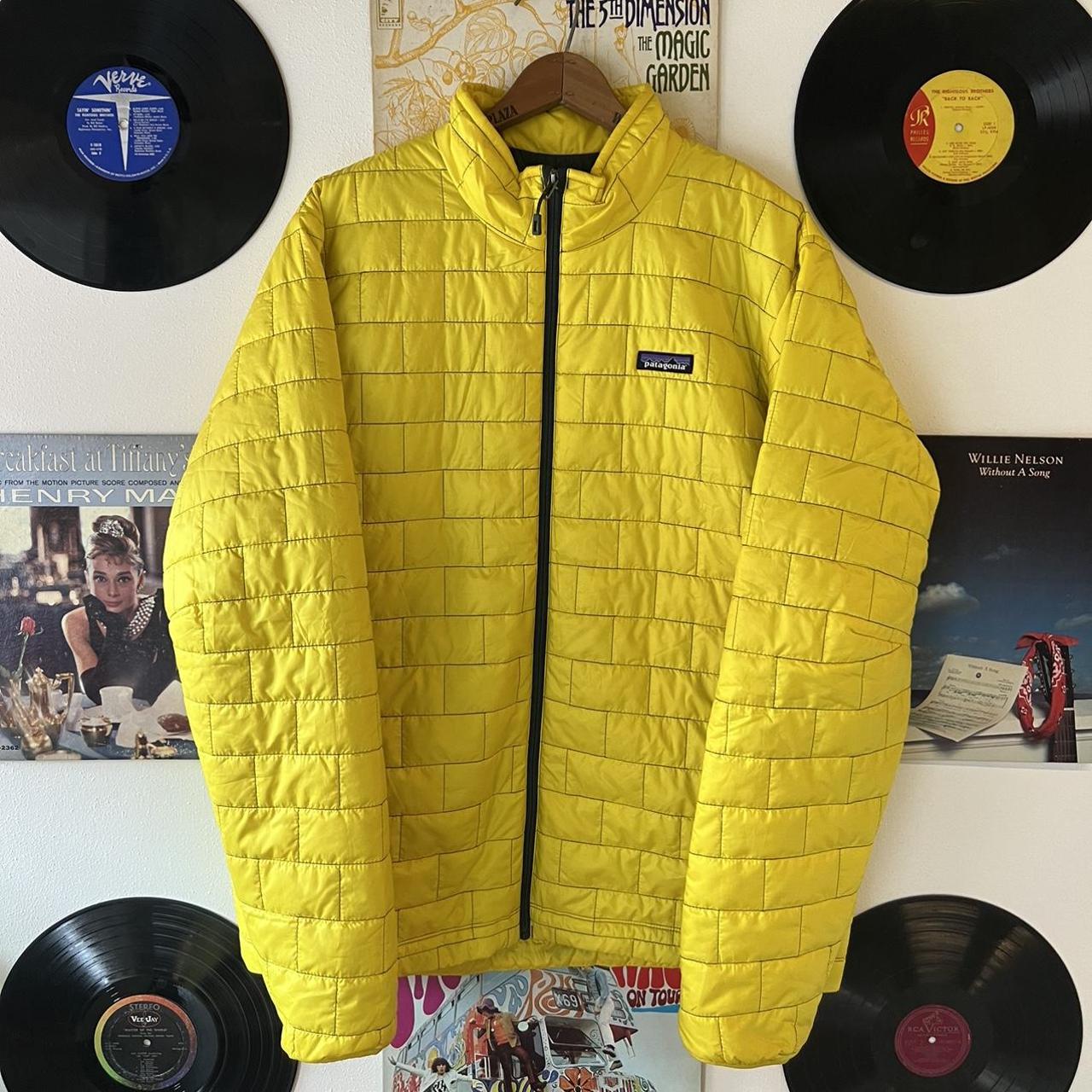 yellow patagonia puffer