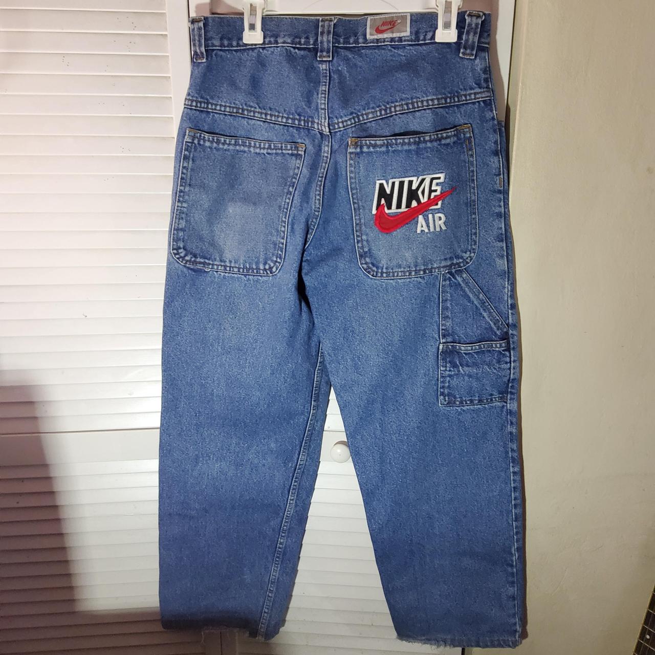 Levere Bugt Medicinsk malpractice Rare vintage 1990s nike air carpenter jeans. Some... - Depop