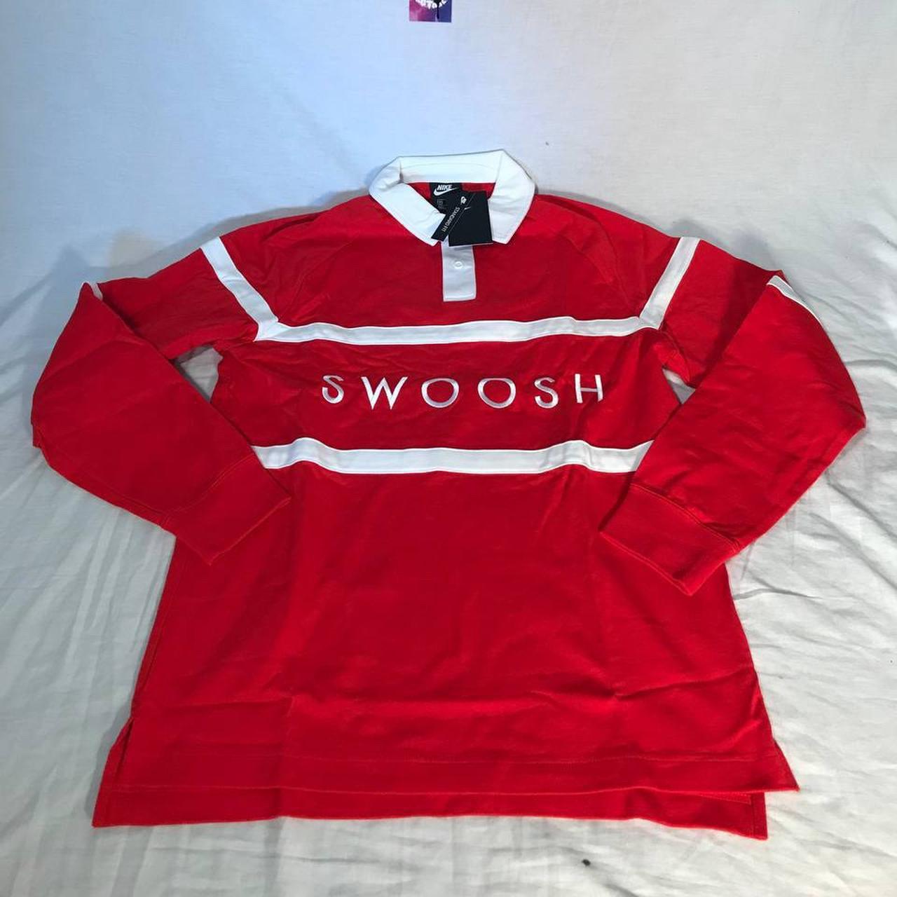 nike swoosh rugby shirt