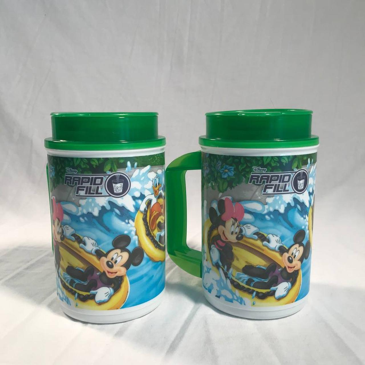 Walt Disney World Rapid Fill Cups/Mugs Set of 2 One - Depop