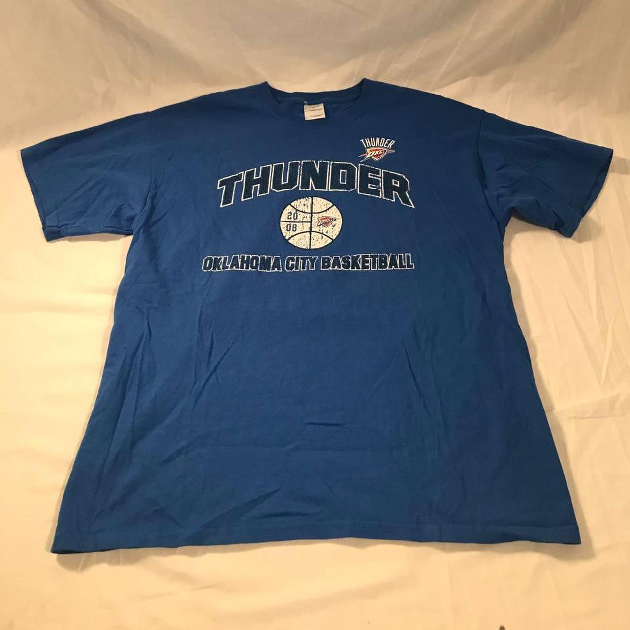 Vintage NBA Oklahoma City Thunder (OKC) Long Sleeve - Depop