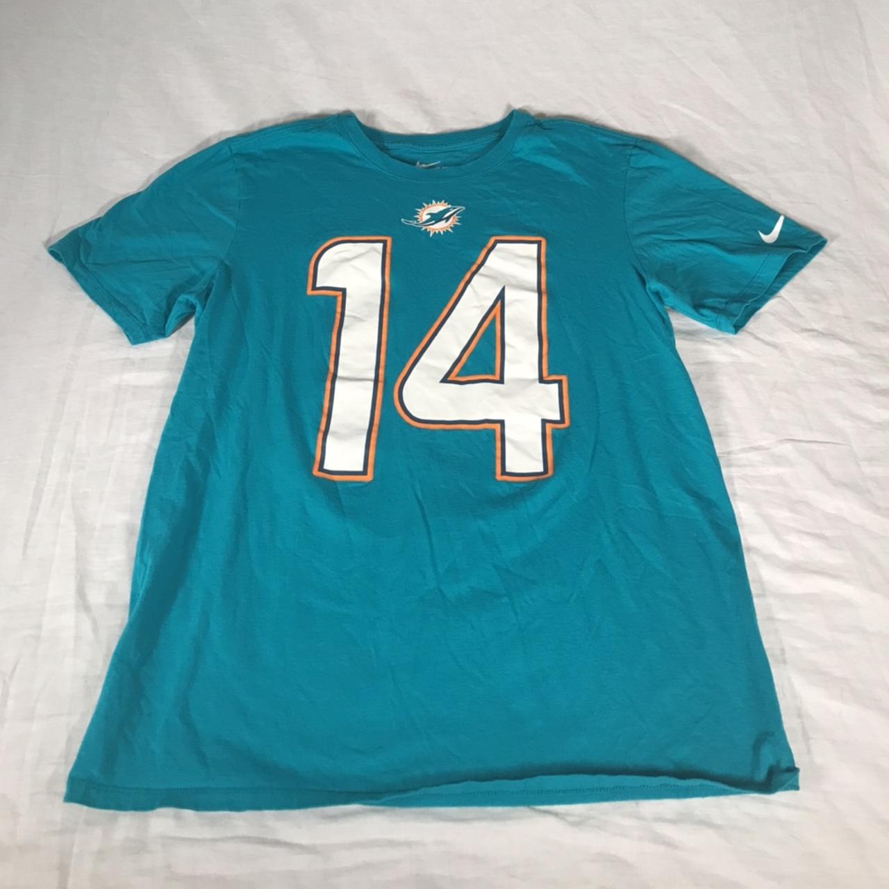 nike miami dolphins team apparel NFL t shirt size - Depop