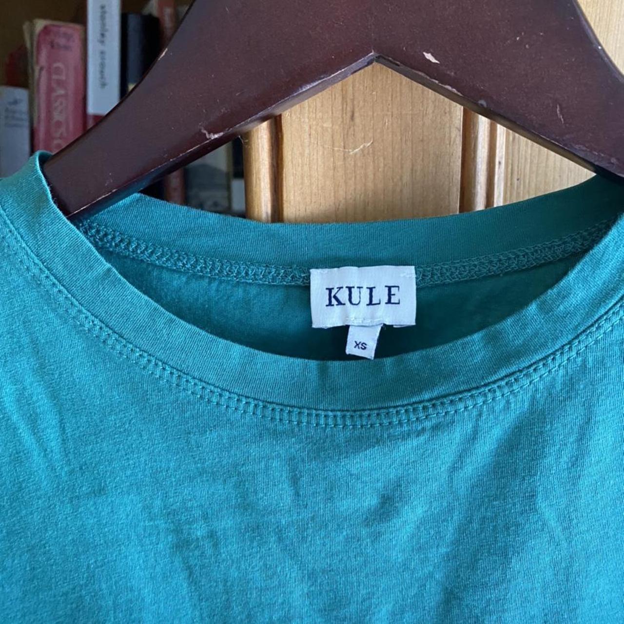 KULE Women's Green and Blue T-shirt (2)