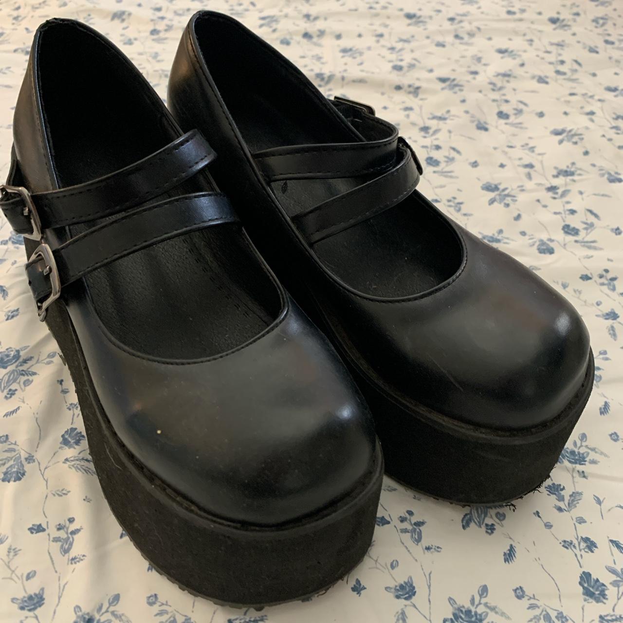 cute little goth platforms..again i just want them... - Depop