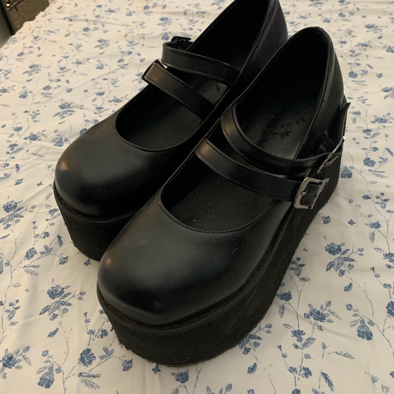 cute little goth platforms..again i just want them... - Depop