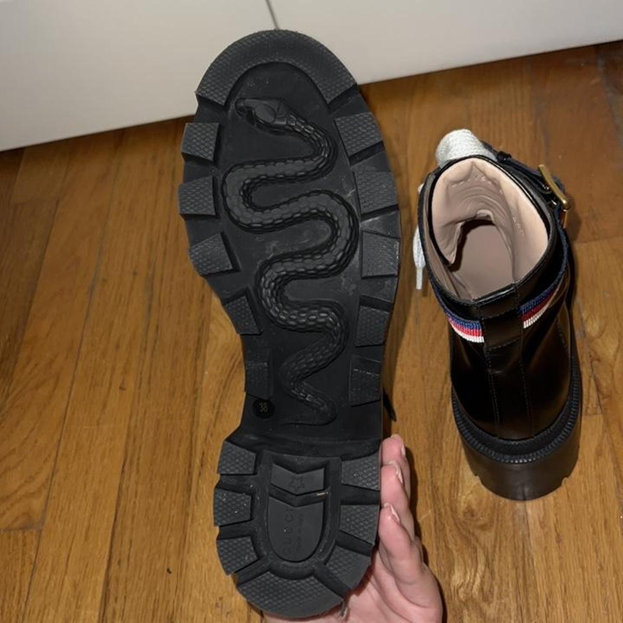 Gucci boots with on sale snake on sole