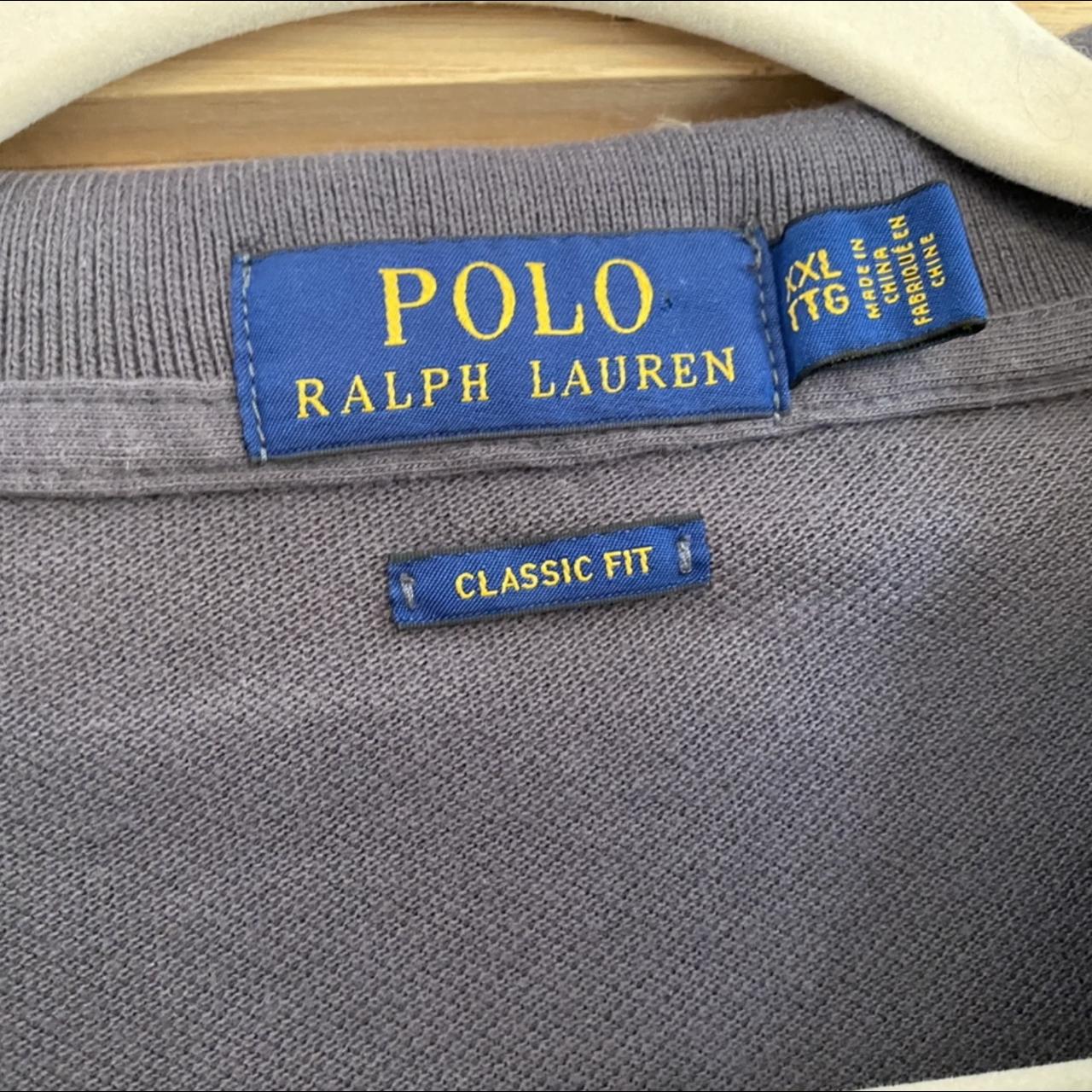 Vintage Ralph Lauren charcoal grey / taupe classic... - Depop