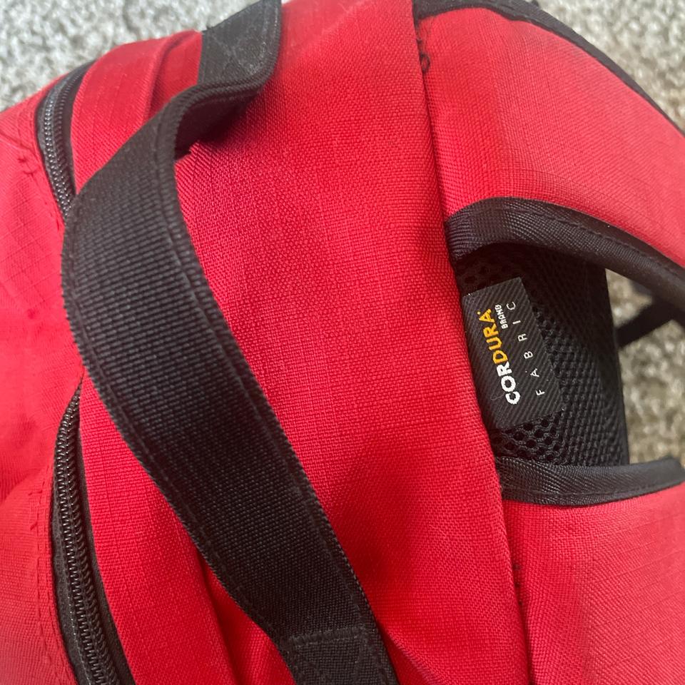 Genuine supreme FW17 red backpack Selling due to I - Depop