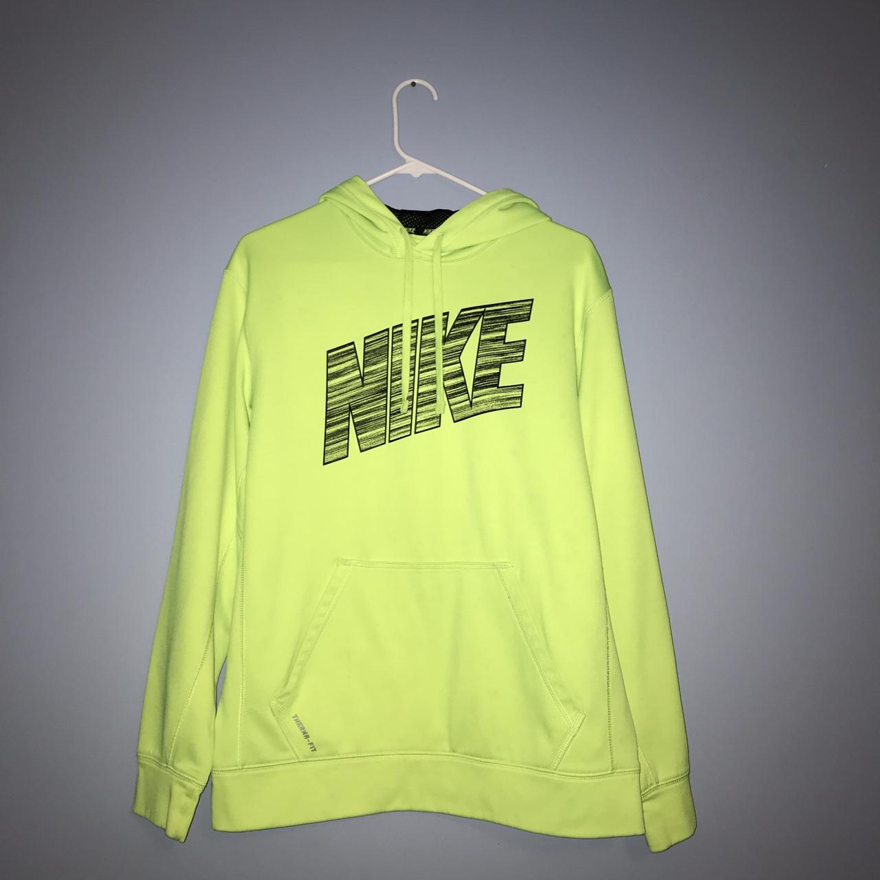 neon hoodie nike