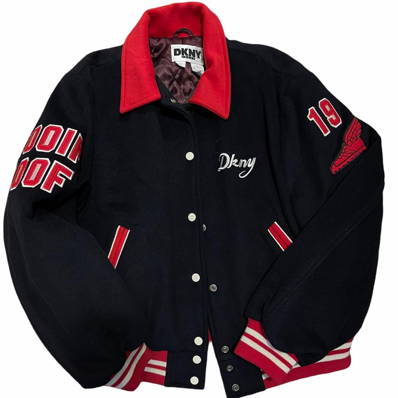 dkny varsity jacket