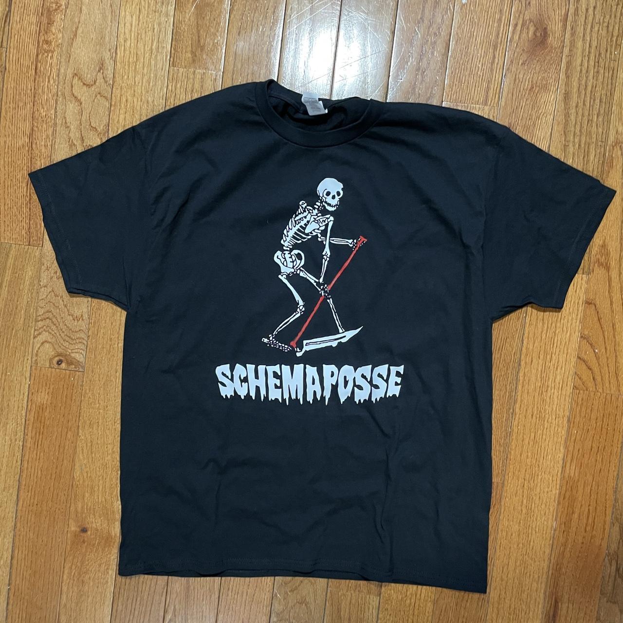 Custom Hand Made Vinyl Printed Schemaposse T Shirt Depop 5916