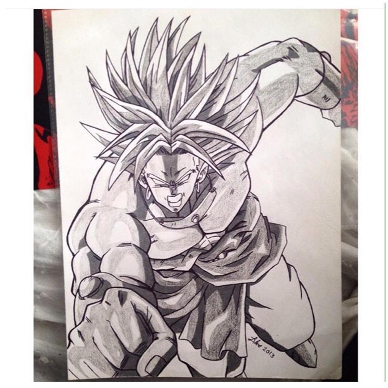 My Drawing Tips - Broly from Dragon Ball Z. Pencil Drawing... | Facebook