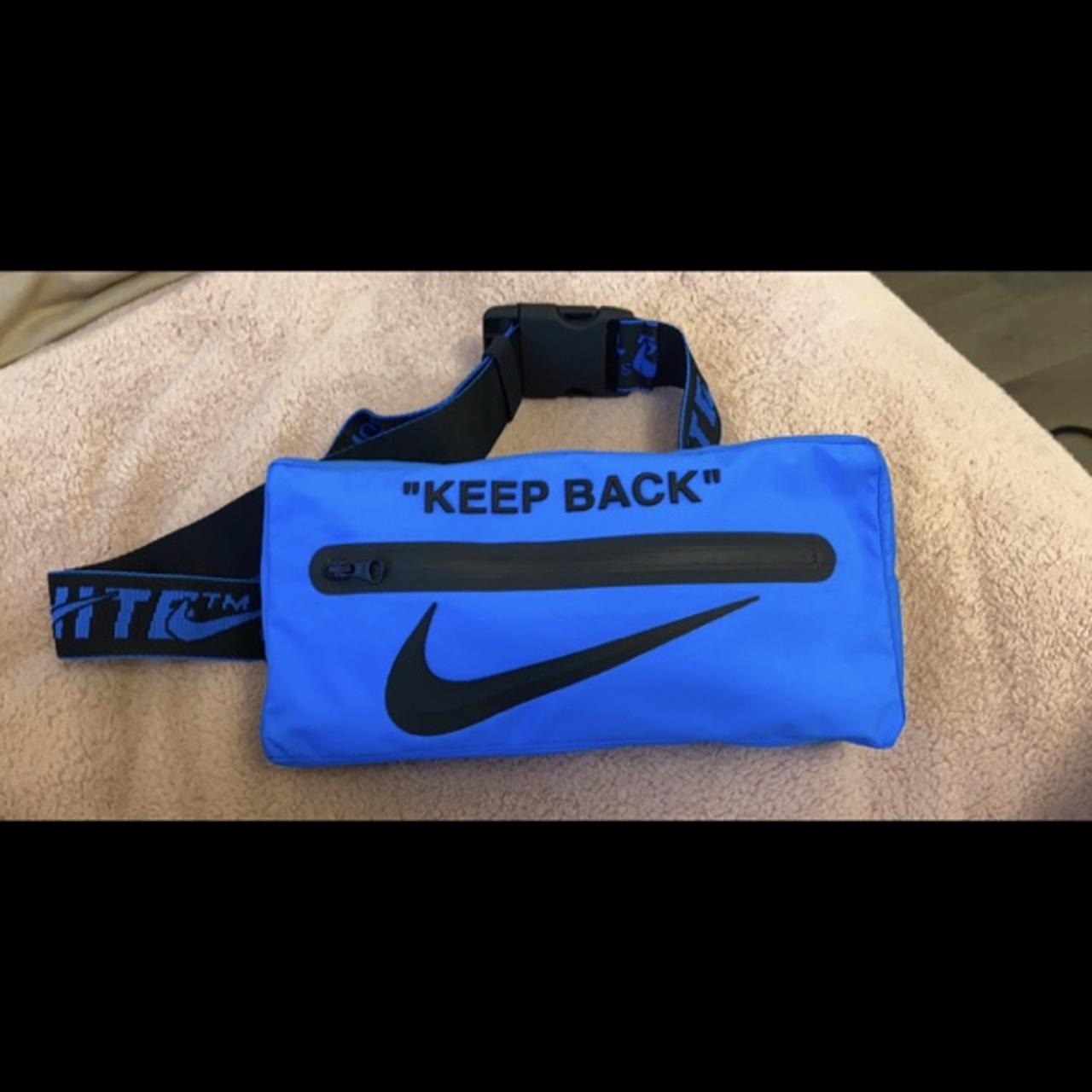 keep back off white nike fanny pack