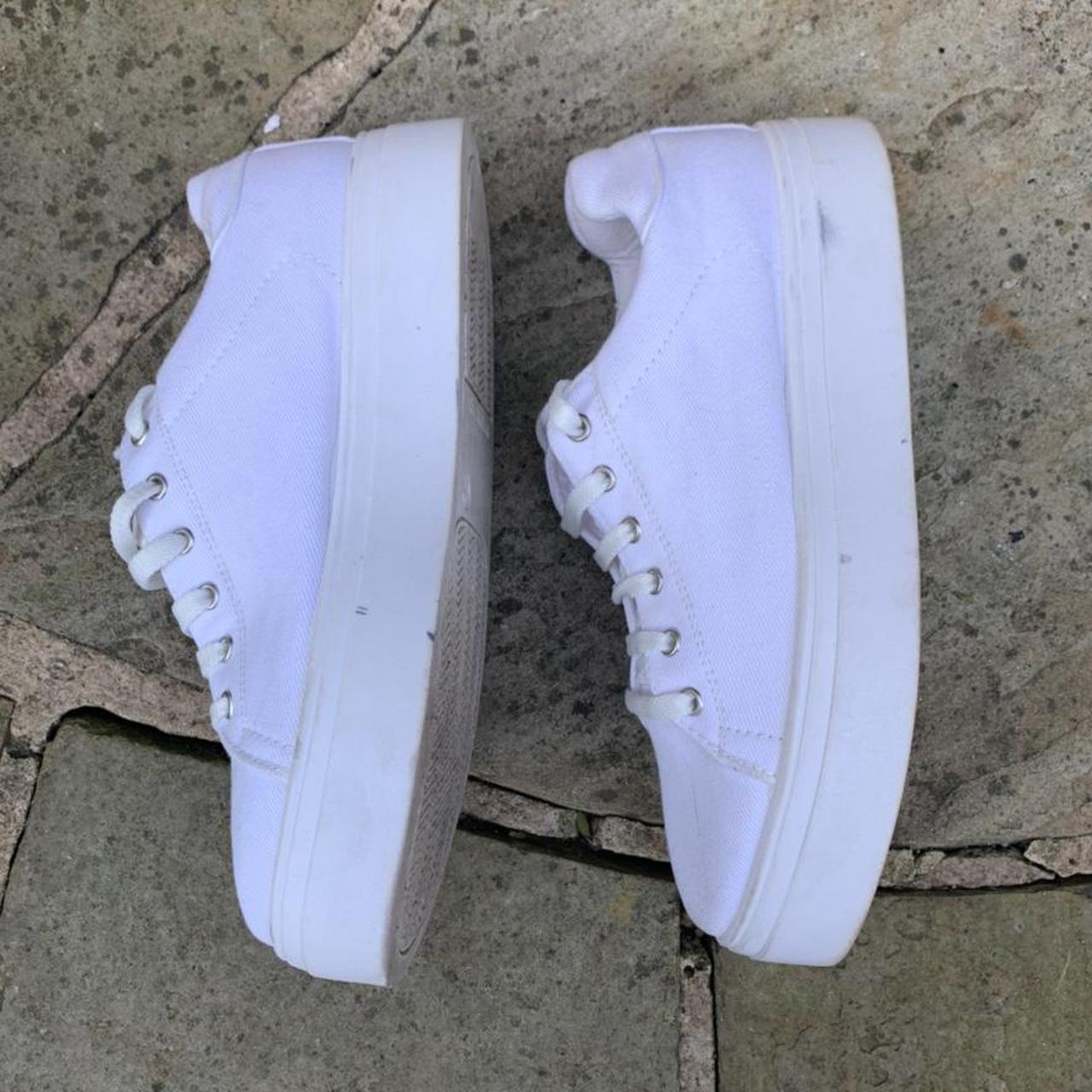 ASOS white trainers, good condition, UK 7 #Asos... - Depop