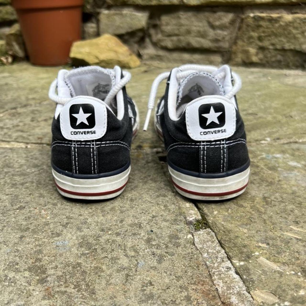 black and white converse womens