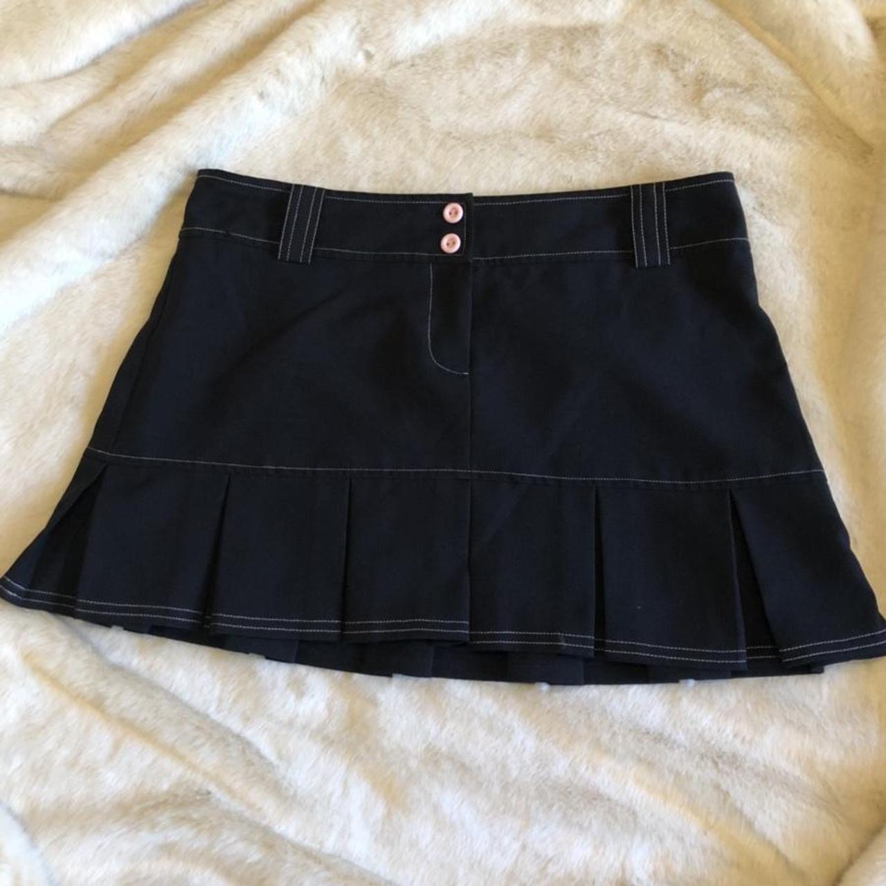 THE LIMITED Women's Black and Pink Skirt