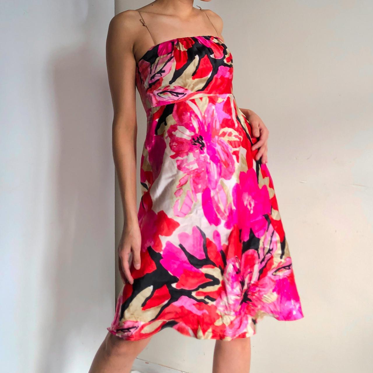 Banana republic best sale pink silk dress